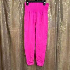 Free People Movement Good Karma High-Rise 7/8 Length Leggings Hot Pink M/L